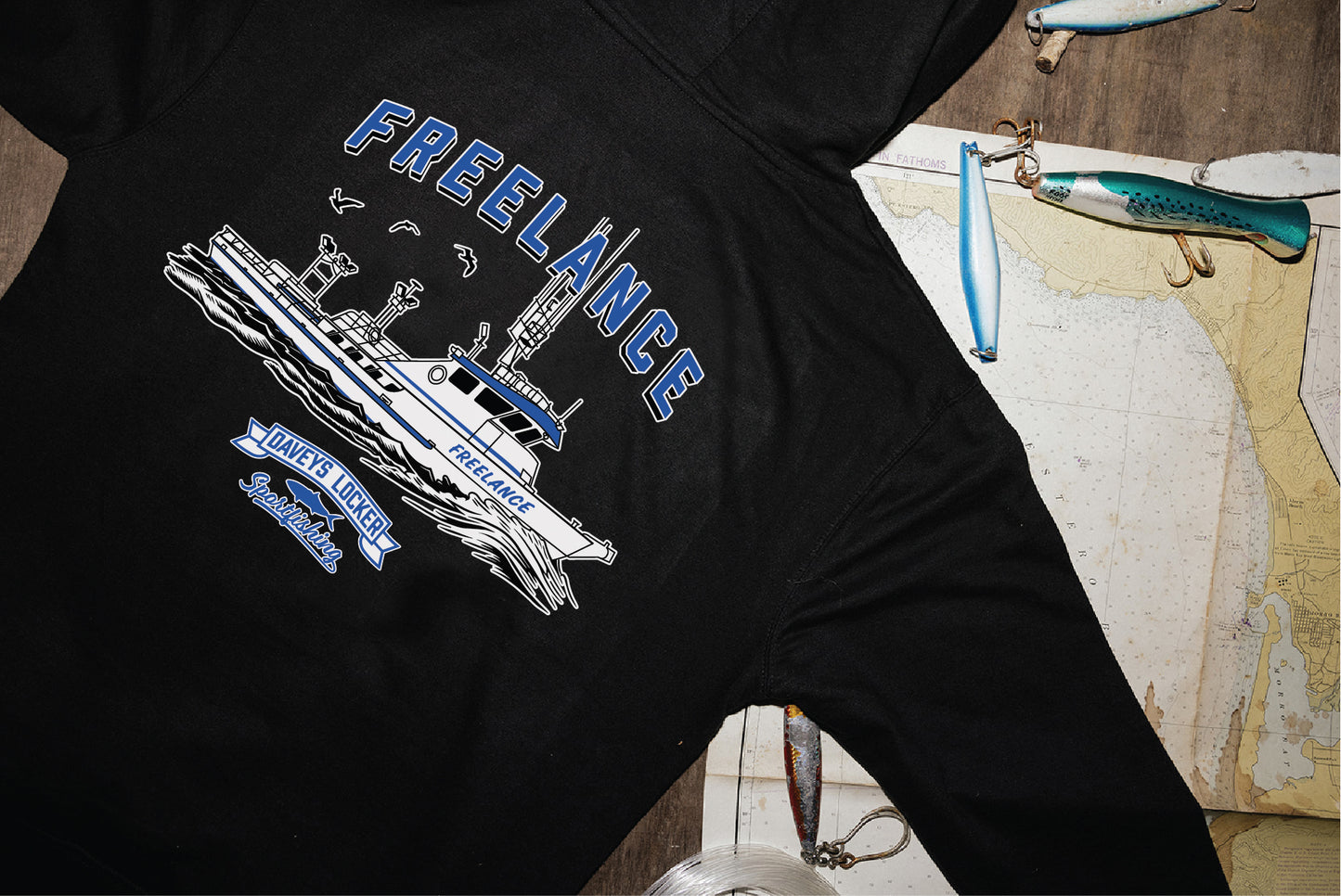 Freelance Boat Hooded Sweatshirt