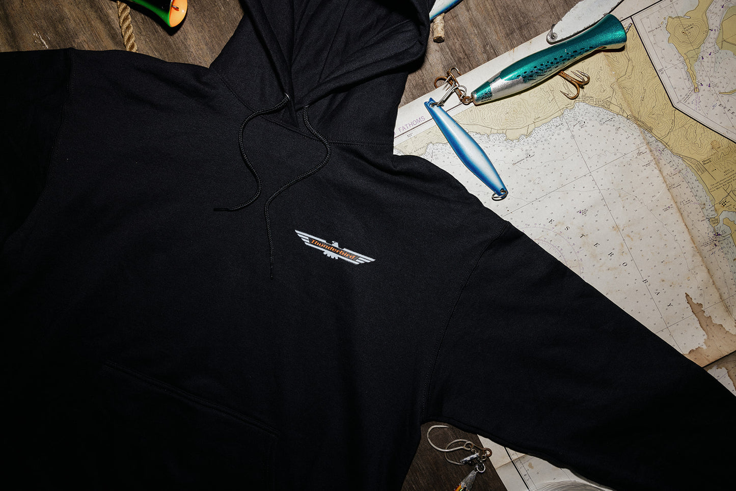 Thunderbird Boat Hooded Sweatshirt