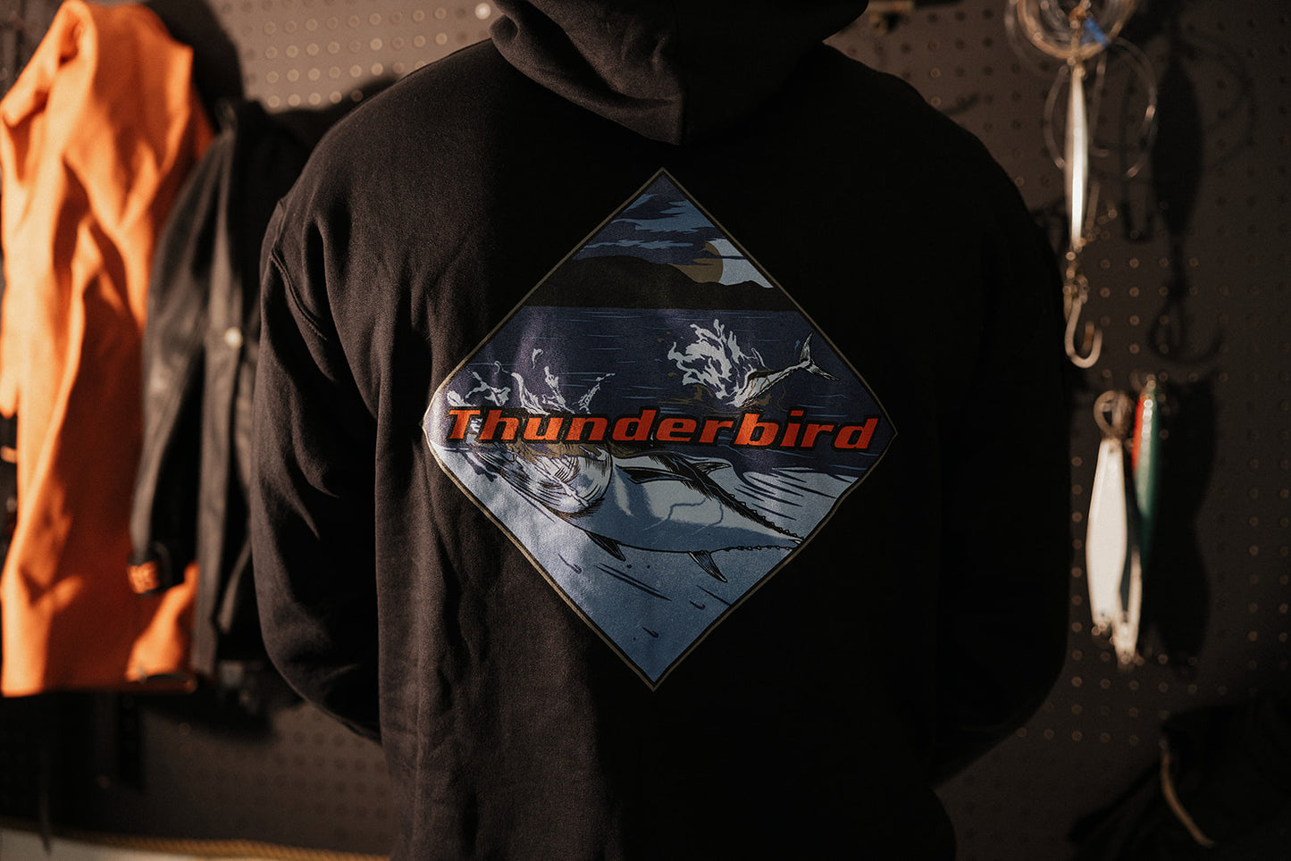 Thunderbird Boat Hooded Sweatshirt
